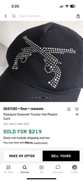 DS Swarovski Roar Guns Trucker Hat