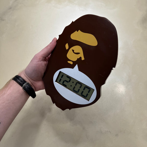 Bape Digital Wall Clock