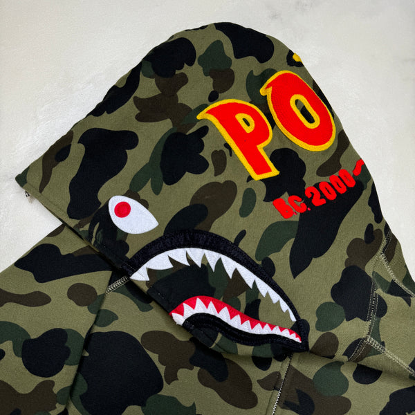 [L] Bape Full 1st Camo PONR Shark Hoodie