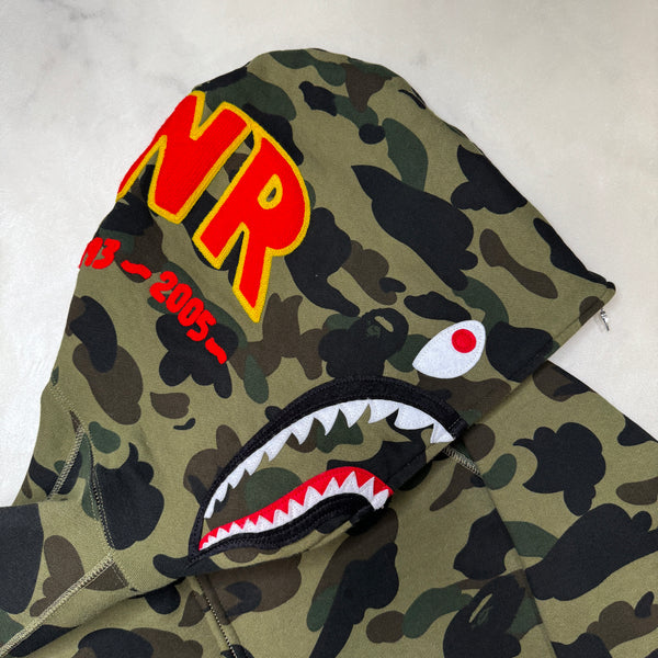 [L] Bape Full 1st Camo PONR Shark Hoodie