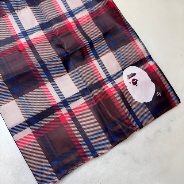 DS Bape Plaid Ape Head Tote Bag
