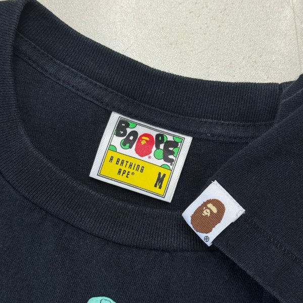 [M] Bape Aqua Shark Logo Tee