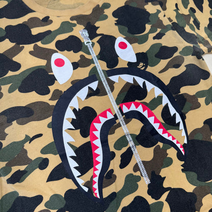 [M] Bape 1st Camo Shark Logo Tee