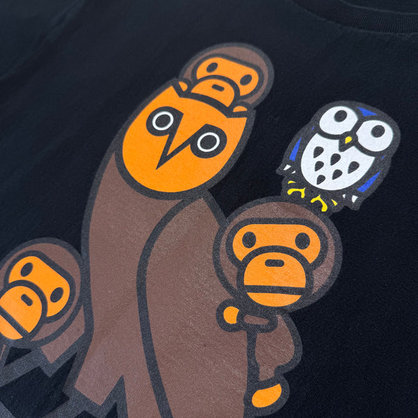 [L] Bape x OVO Collab Milo Owl Tee