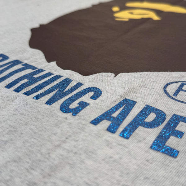 [XL] Bape Sparkle Logo Ape Tee
