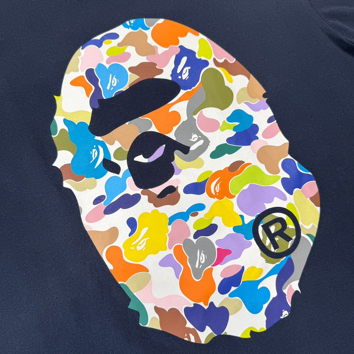 [XL] Bape Multi Camo Ape Head Tee
