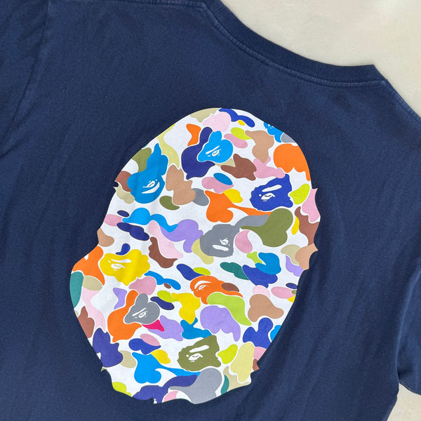 [XL] Bape Multi Camo Ape Head Tee
