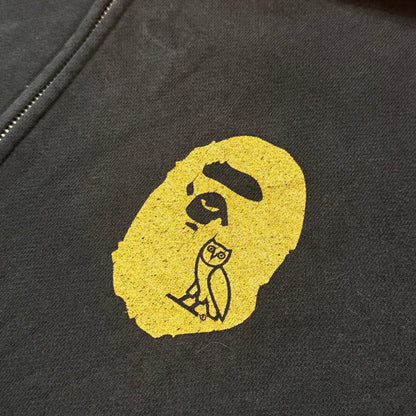 [L] Bape x OVO Collab Shark Hoodie