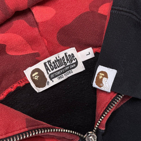 [L] Bape x OVO Collab Shark Hoodie