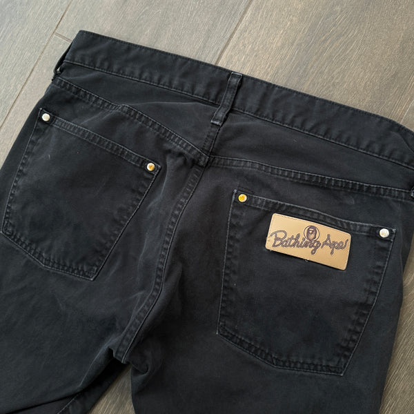 [M] Bape Type-09 Slim Black Jeans