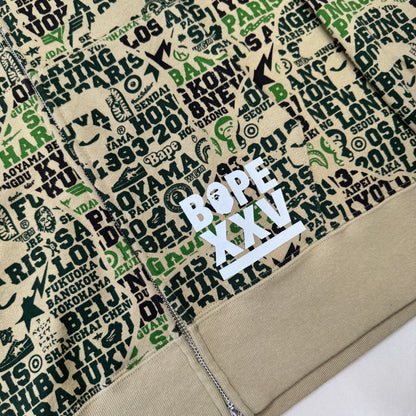 [XL] DS Bape XXV Cities Shark Hoodie