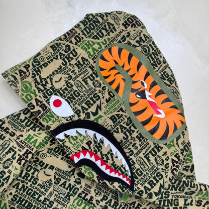 [XL] DS Bape XXV Cities Shark Hoodie