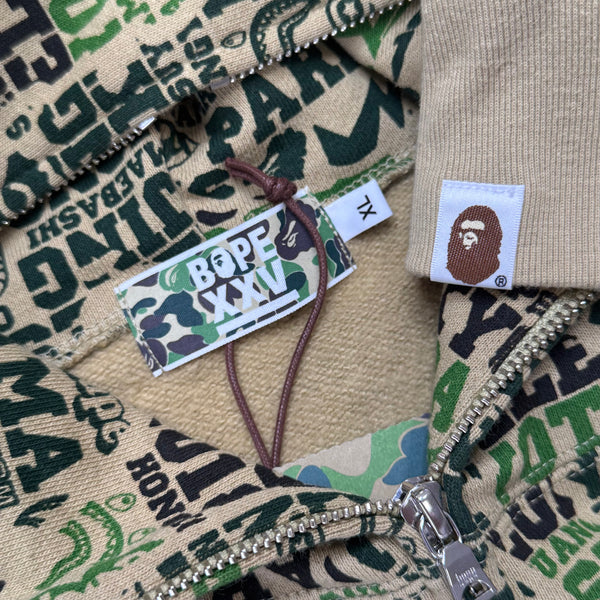 [XL] DS Bape XXV Cities Shark Hoodie