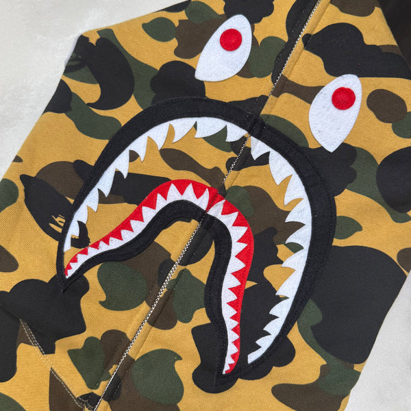 [2XL] Bape Full 1st Camo Shark Hoodie