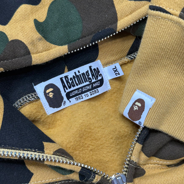 [2XL] Bape Full 1st Camo Shark Hoodie