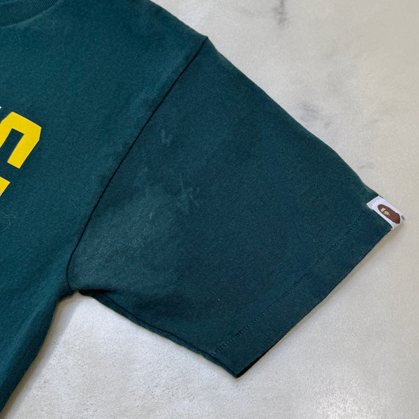 [S] Bape Green NY Logo Tee