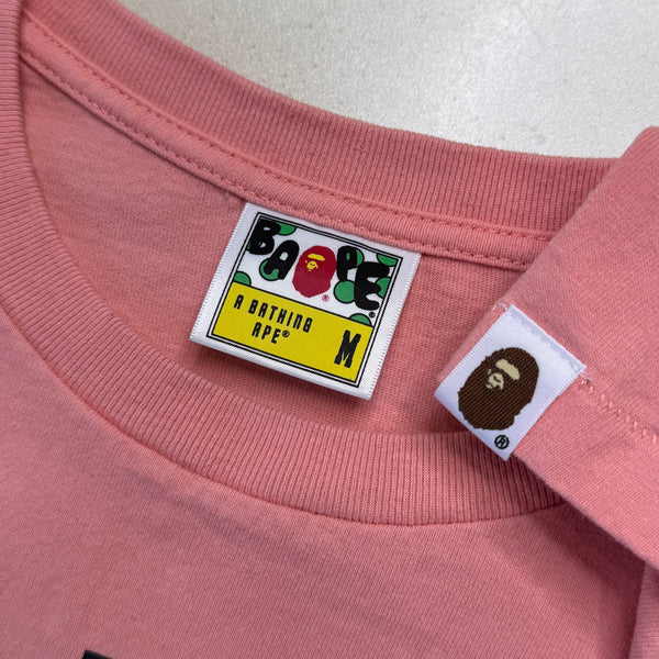 [M] Bape Pink 1st Camo College Tee