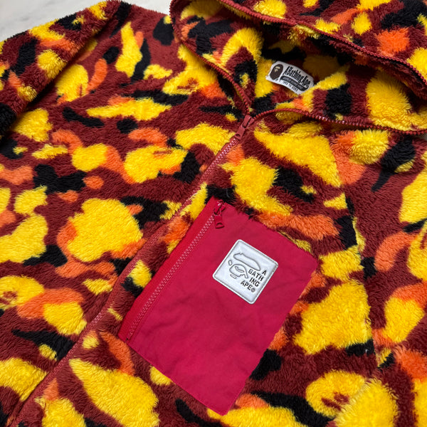 [L] Bape Fleece 1st Camo Hoodie