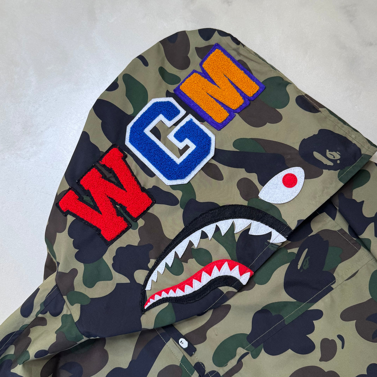 [L] OG Bape 1st Camo Shark Jacket