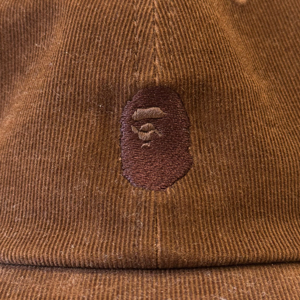 Bape Brown Corduroy Ape Head Hat
