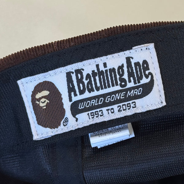 Bape Brown Corduroy Ape Head Hat