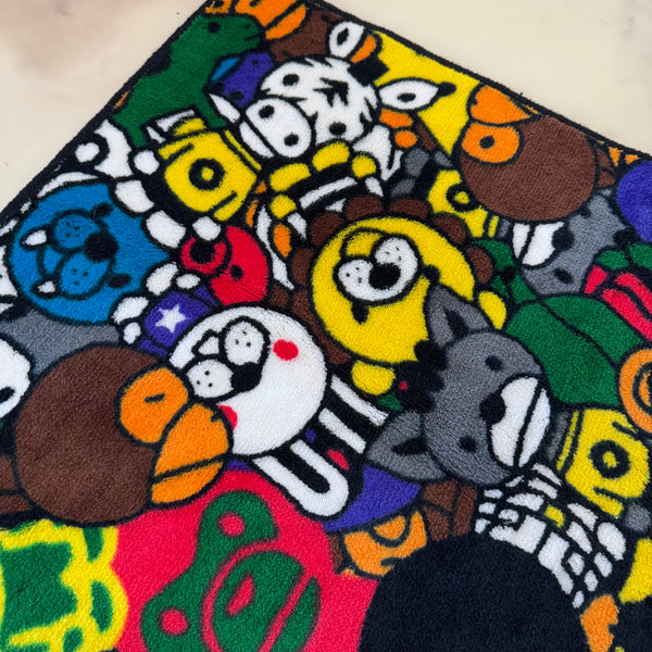 Bape Baby Milo Animals Rug