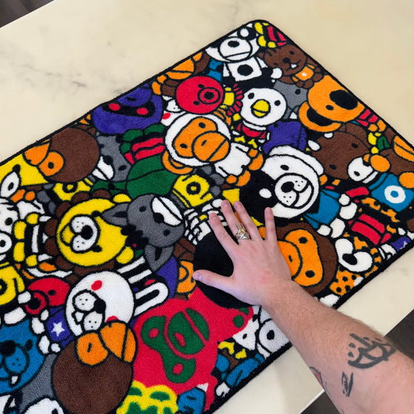 Bape Baby Milo Animals Rug