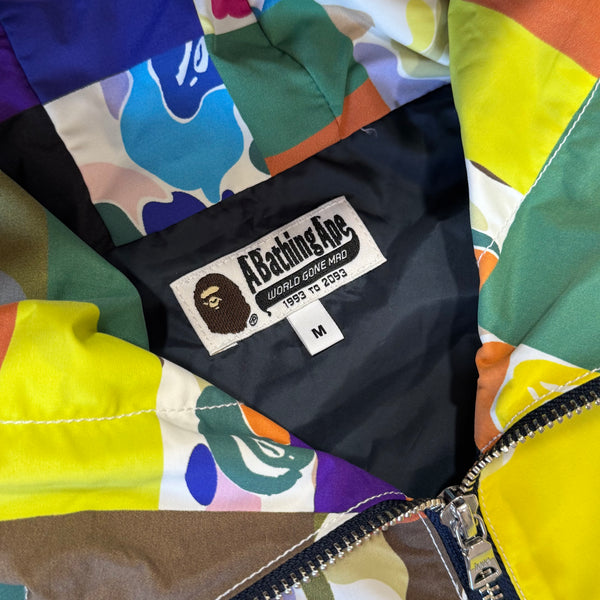 [M] Bape Crazy Checkered Camo Jacket