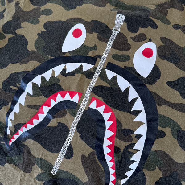 [M] Bape Full 1st Camo Shark Tee