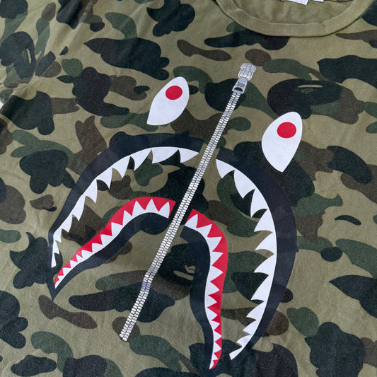 [XL] Bape Full 1st Camo Shark Tee