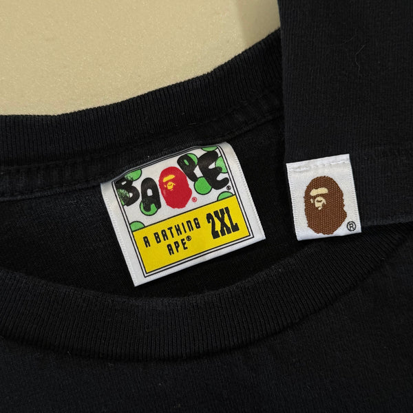 [2XL] Bape Reflect Camo College Logo Tee