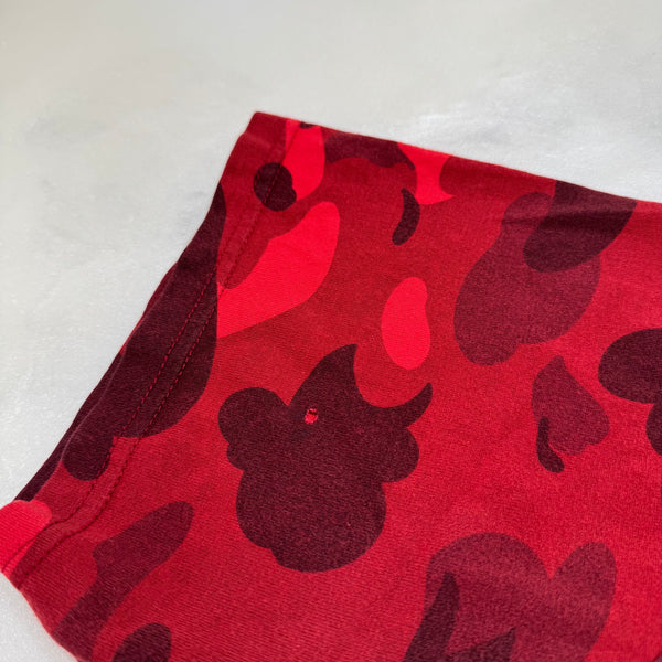 [M] Bape Red 1st Camo Shark Tee