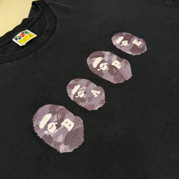 [XL] OG Bape Multi Ape Heads Tee