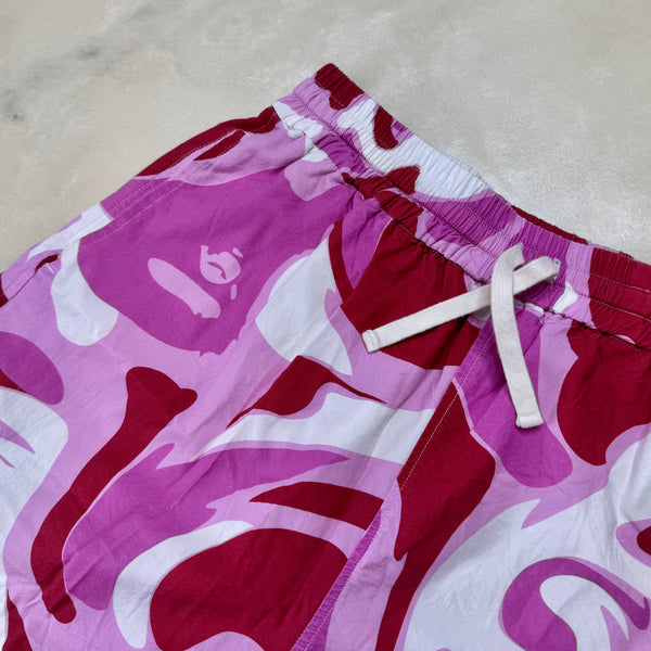 [S] Bape Pink Marble Camo Shorts