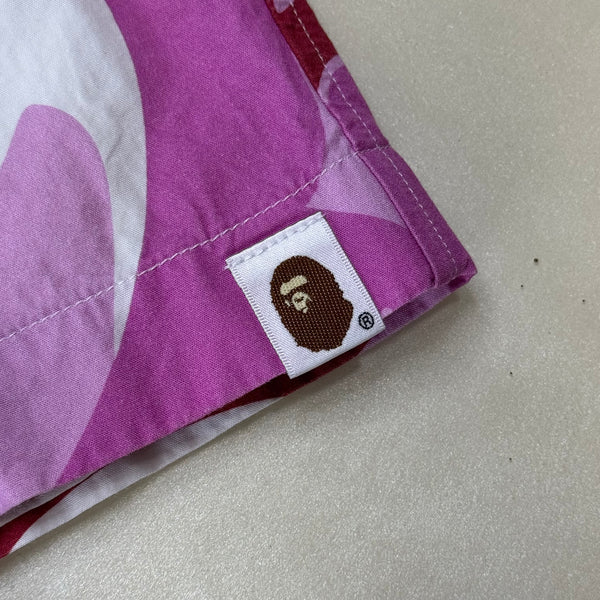 [S] Bape Pink Marble Camo Shorts