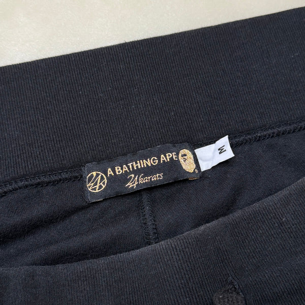 [M] Bape 24k Velour Shark Sweatpants
