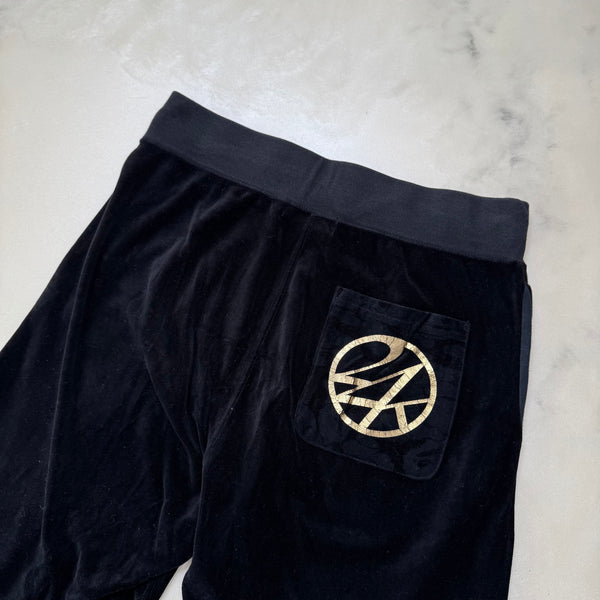 [M] Bape 24k Velour Shark Sweatpants