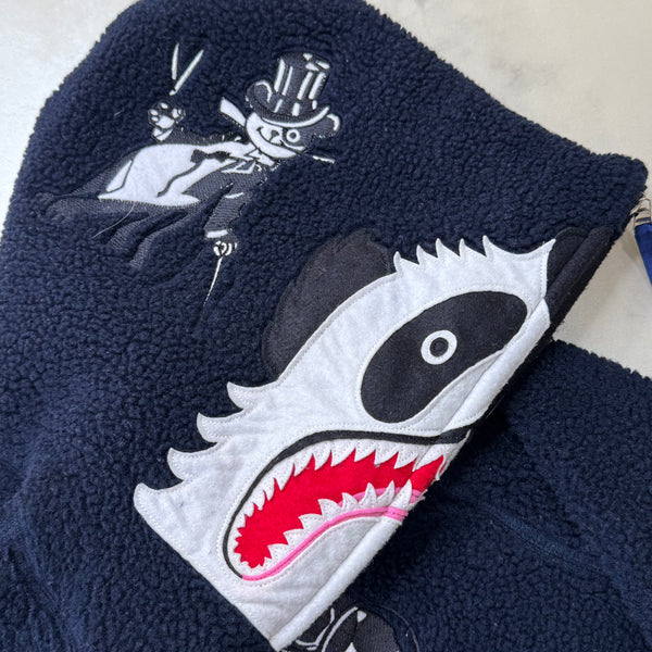 [S] Bape Fleece Panda Full-Zip Hoodie