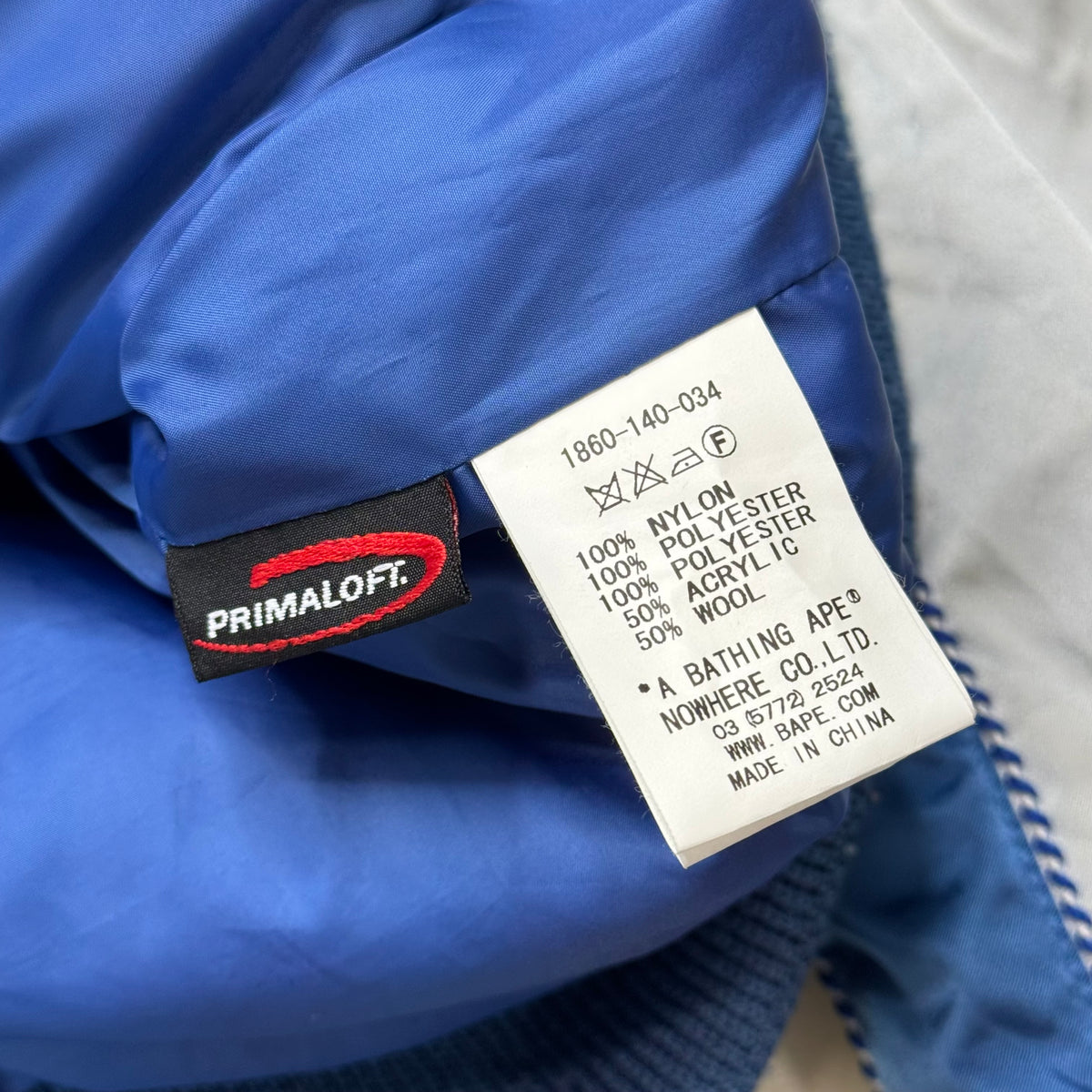 [M] Bape Primaloft Flame Souvenir Jacket
