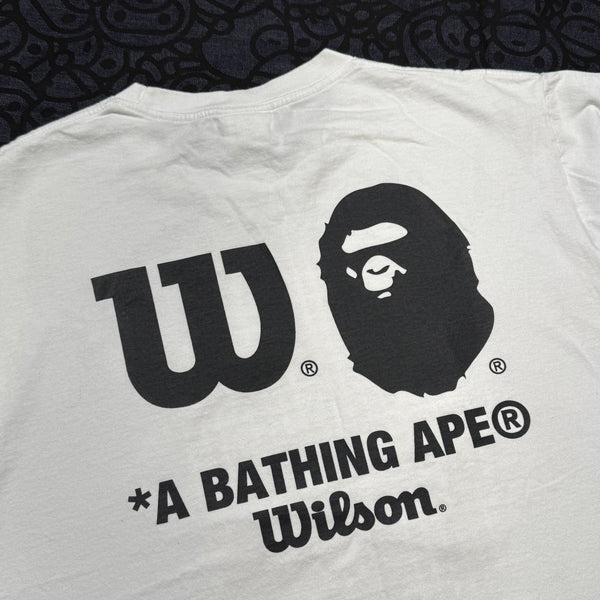 [L] Bape x Wilson Collab Ape Head Tee
