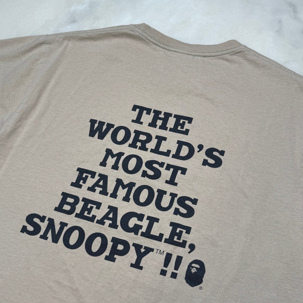 [XL] Bape x Snoopy Collab Shark Tee