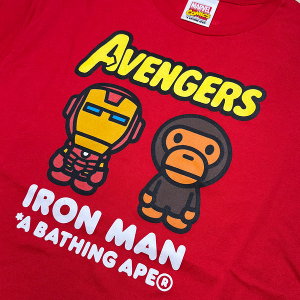 [XL] Bape x Avengers Collab Iron Man Tee