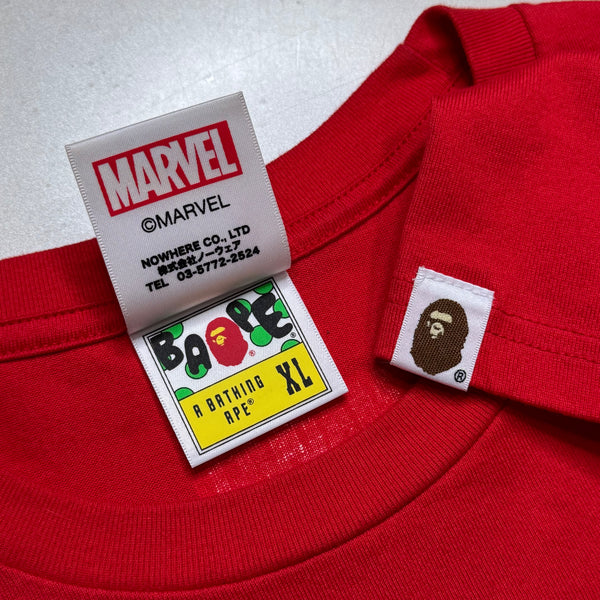 [XL] Bape x Avengers Collab Iron Man Tee