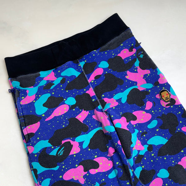 [S] Bape x Kid Cudi Camo Sweatpants