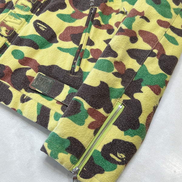 [M] OG Bape Fleece Camo Zip Jacket