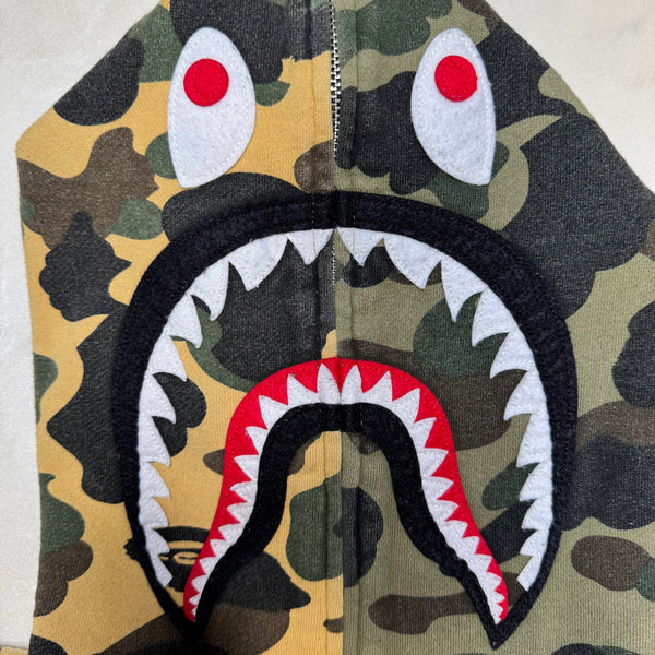 [M] Bape Split 1st Camo Shark Hoodie