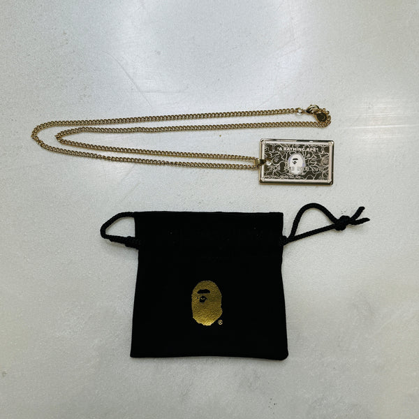 DS Bape Gold Card Necklace