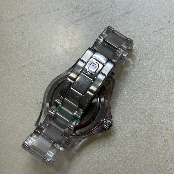 Bape Land Clear Shark Bapex Watch