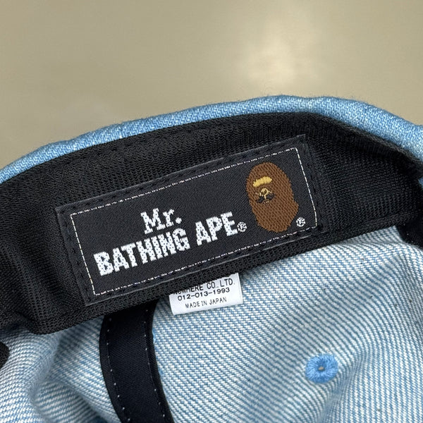 Mr. Bathing Ape Denim Ape Head Hat
