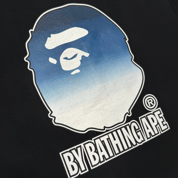 [L] OG Bape Blue Gradient Ape Head Tee